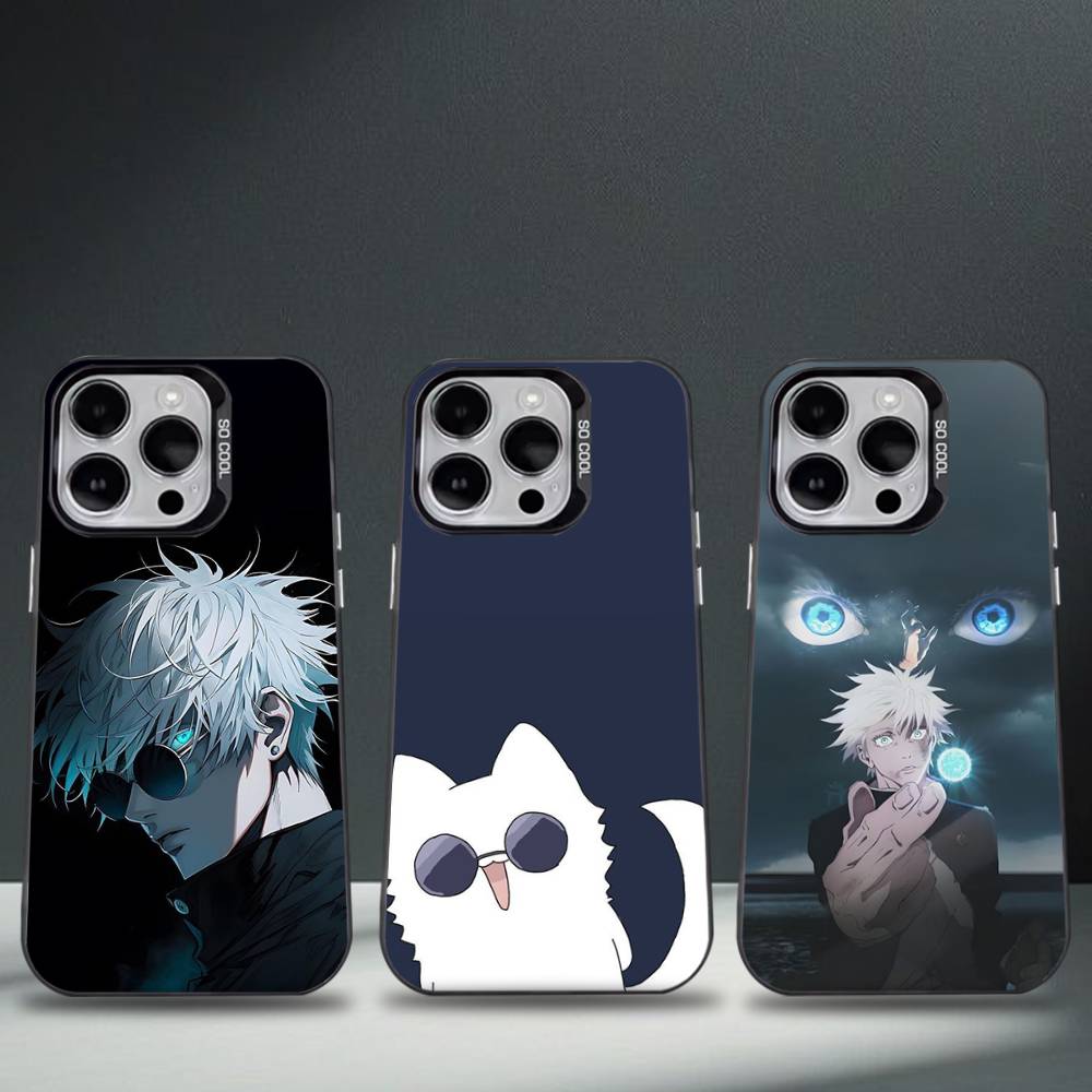 Phone Cases Jujutsu Kaisen - J-주술회전 G-고죠 애니메이션 아이폰 케이스 (아이폰