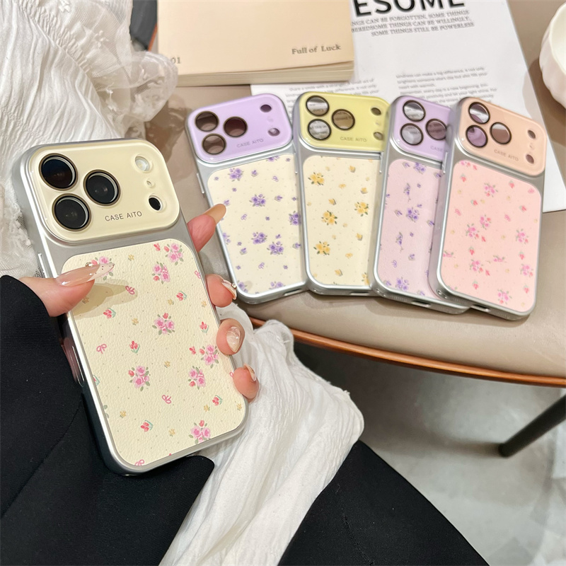 Camera Lens Protector - 카메라 윈도우 플라워 폰 케이스 아이폰