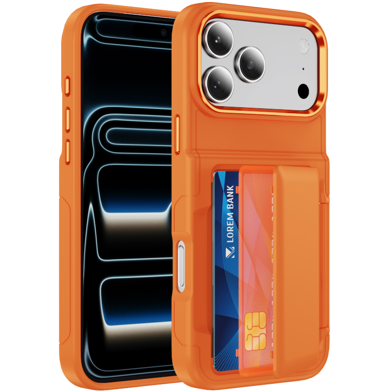 Phone Cases That Hold Cards - 새로운 솔리드 컬러 무광 PC 지갑