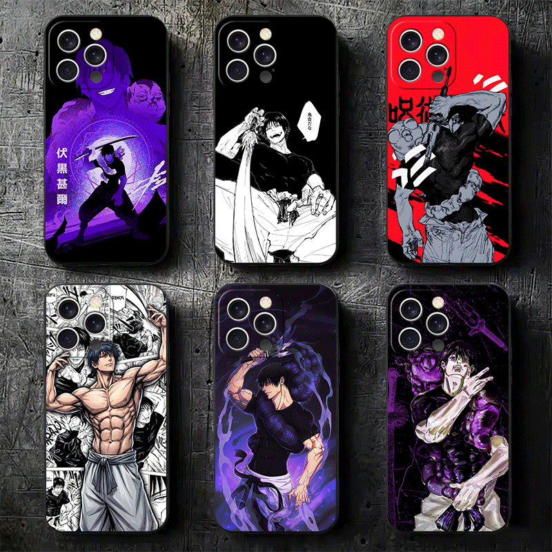 Phone Cases Jujutsu Kaisen - 애니메이션 후시구로 토지 JUJUSU 소프트 폰