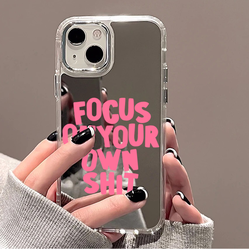Phone Cases Trending - 트렌디한 명언 & 컬러풀한 글자 거울