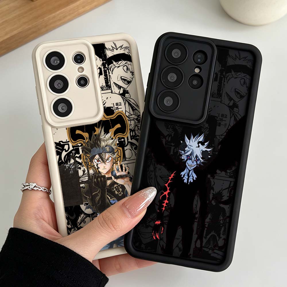 Phone Cases Samsung S25 Fe - 블랙 클로버 멋진 폰 케이스 삼성