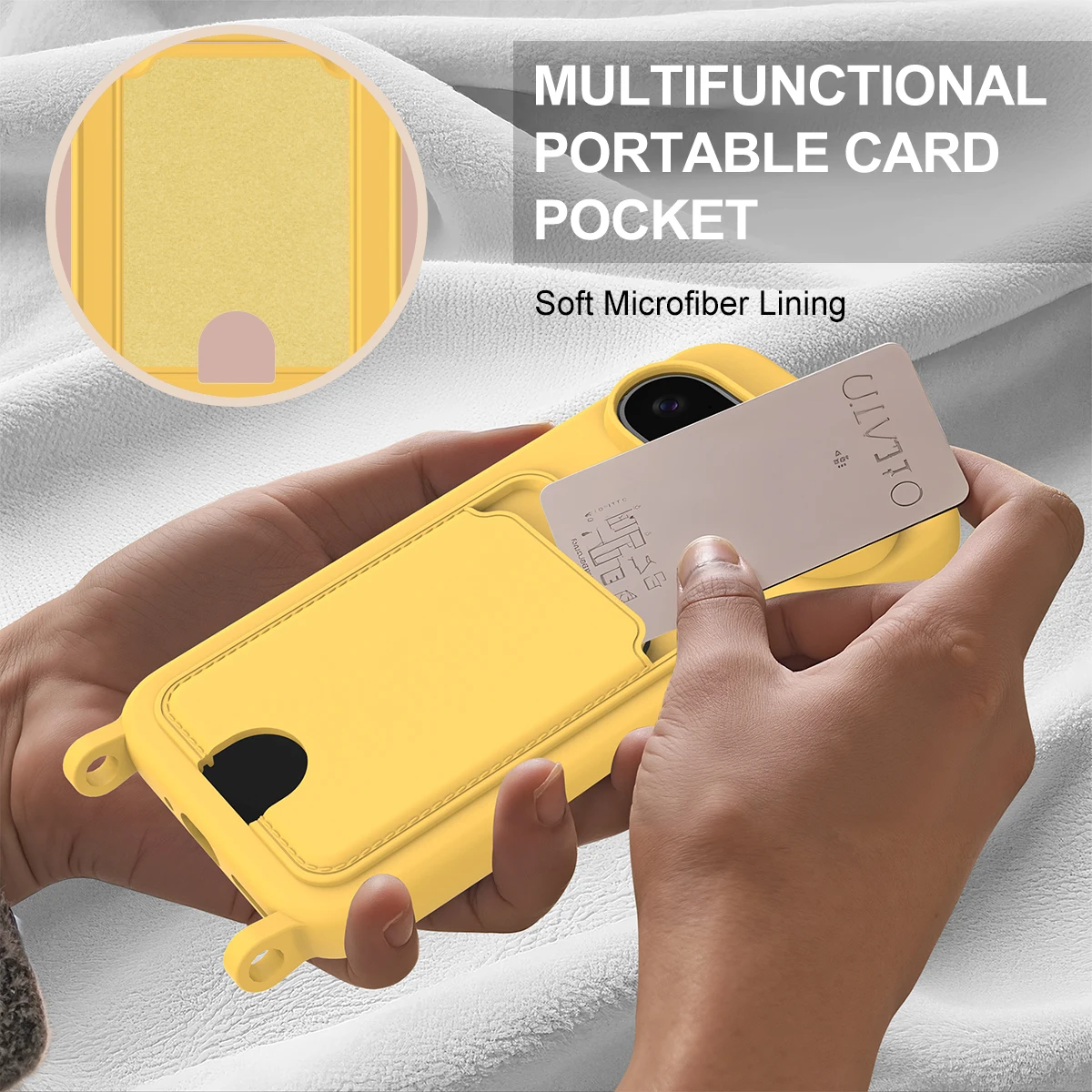 프리미엄 랜야드 로프 소프트 리퀴드 실리콘 폰 케이스  - Phone Cases That Hold Cards 리뷰 및 가격