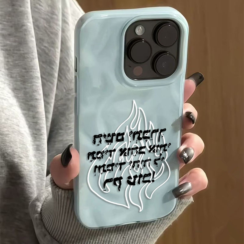 새로운 패션 불꽃 패턴 실리콘 소프트 폰 케이스 (아이 - Phone Cases Trending 리뷰 및 가격