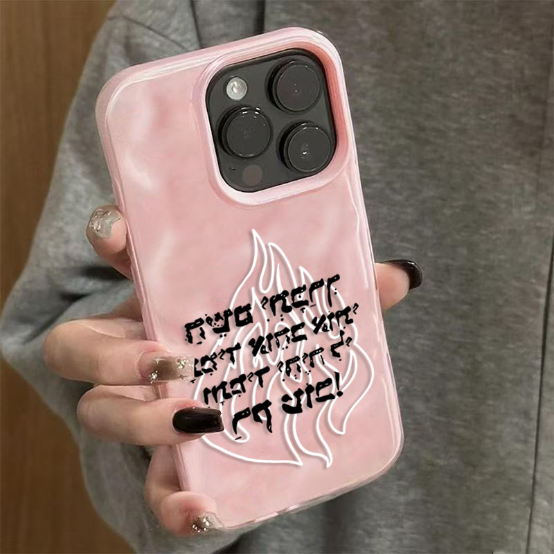 새로운 패션 불꽃 패턴 실리콘 소프트 폰 케이스 (아이 - Phone Cases Trending 리뷰 및 가격