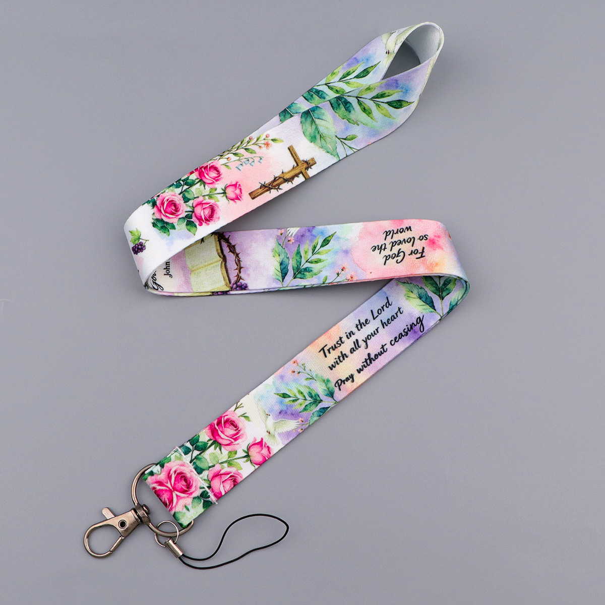 플로럴 크로스 프린트 폰 끈 카드 홀더 넥 스트랩 ID - Phone Cases Officeworks 리뷰 및 가격