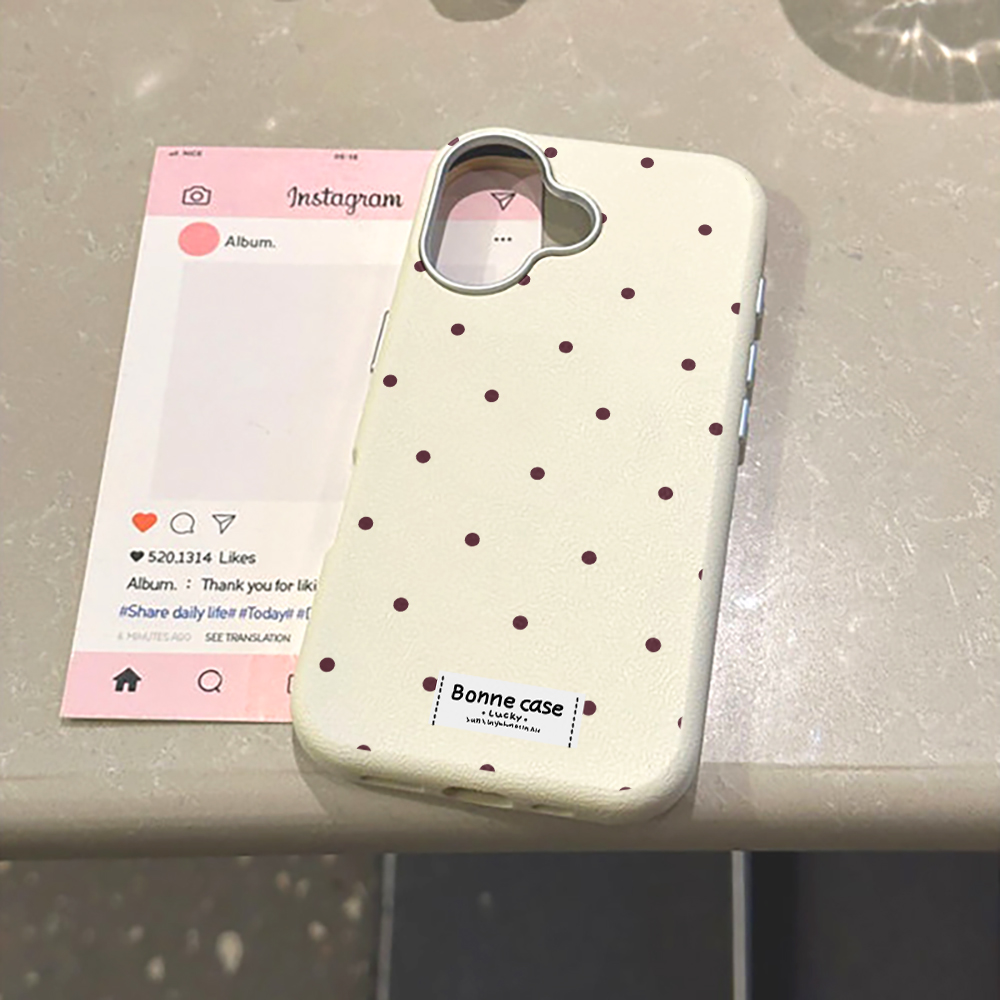 창의적이고 독특한 물방울 무늬 아이폰 17 16 15  - Phone Cases Trending 리뷰 및 가격