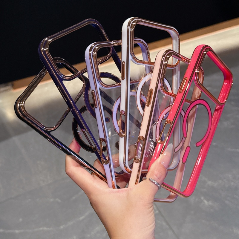 럭셔리 도금 컬러포마그세이프 무선 충전 케이스 아이폰  - Camera Lens Protector 리뷰 및 가격