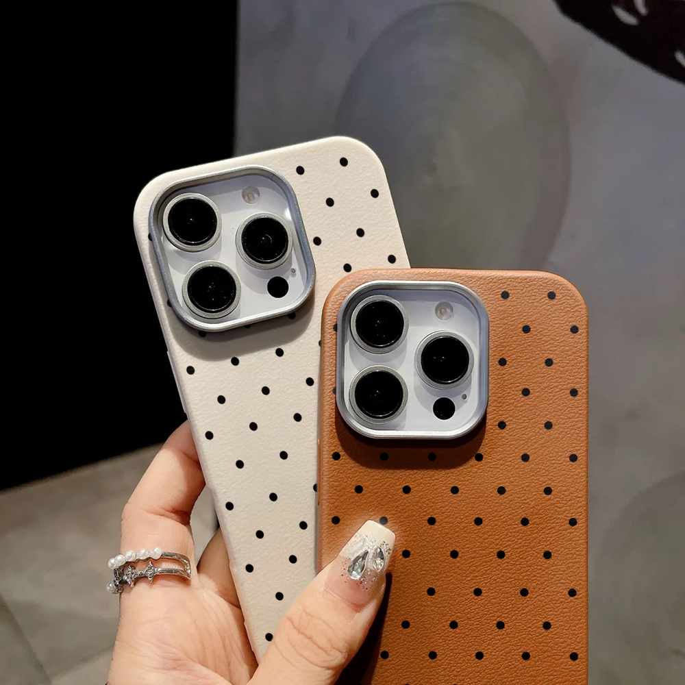 귀여운 물방울 무늬 아이폰 케이스 (16, 15, 17 - Phone Cases Trending 리뷰 및 가격