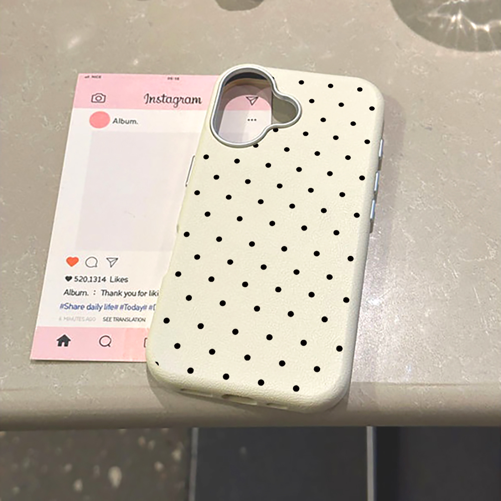 귀여운 물방울 무늬 아이폰 케이스 (16, 15, 17 - Phone Cases Trending 리뷰 및 가격