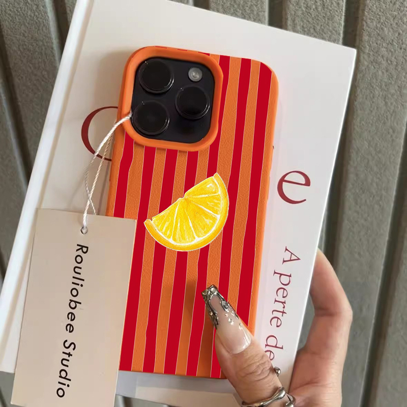 패션 레몬 패턴 TPU 실리콘 폰 케이스 아이폰 17  - Phone Cases Trending 리뷰 및 가격