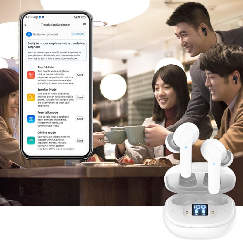 AI BT 144개 언어 번역 이어폰 스마트 음성 실시 - Phone Cases Officeworks 리뷰 및 가격
