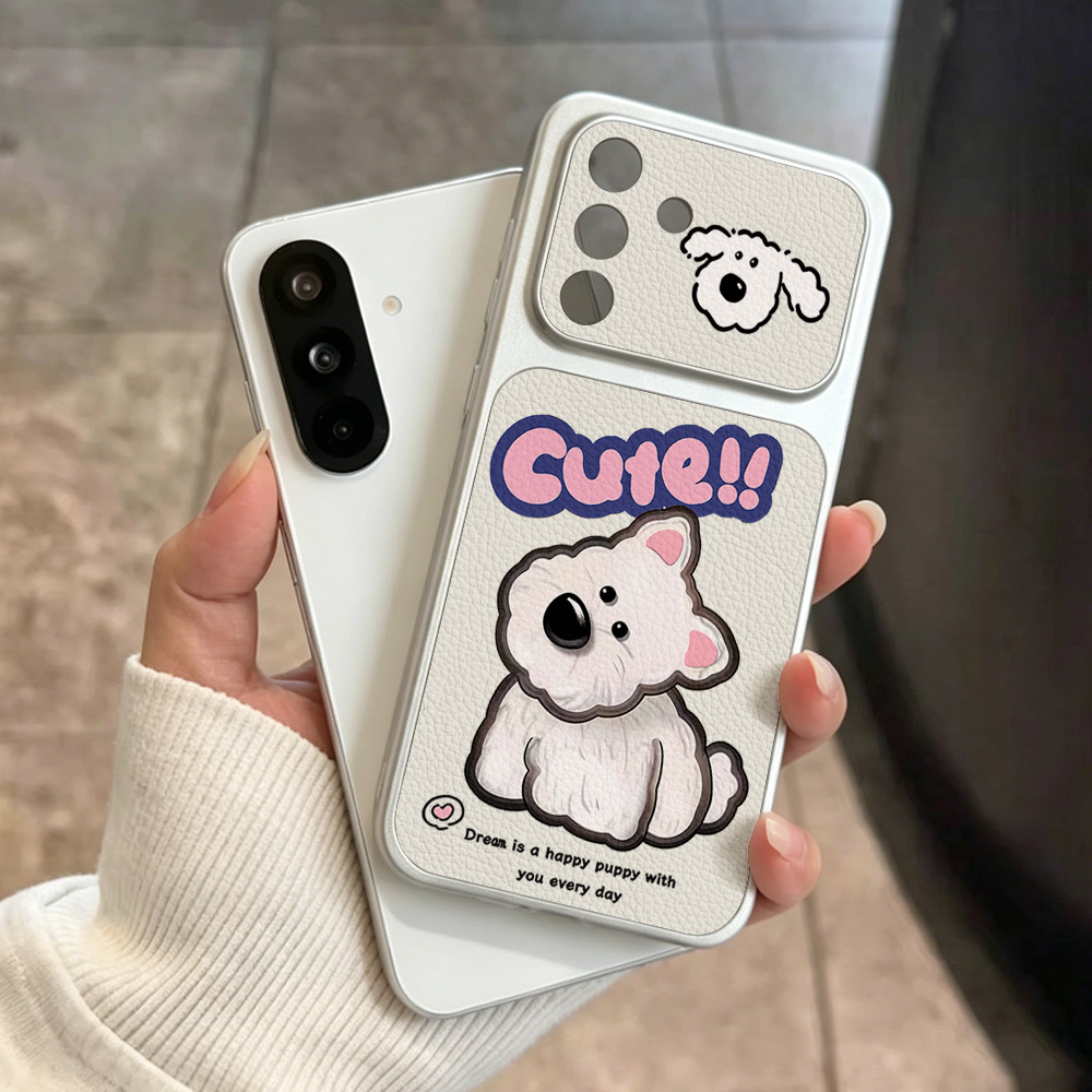 귀여운 만화 강아지 끈 달린 폰 케이스 삼성 A36 A - Camera Lens Protector 리뷰 및 가격