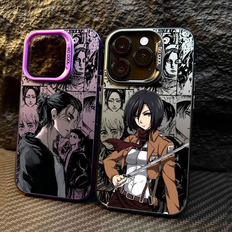 에렌 미카사 진격의 거인 아이폰 케이스 (13, 14, - Phone Cases Jujutsu Kaisen 리뷰 및 가격