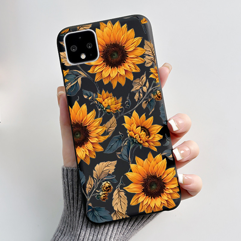 구글 픽셀 4용 전화 케이스 소프트 실리콘 블랙 케이스 - Phone Cases Viral 리뷰 및 가격