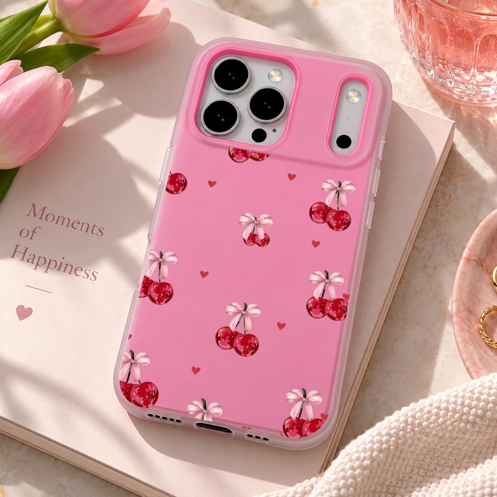 귀여운 핑크색 하트 리본 디자인의 아이폰 18, 17, - Phone Cases Rugged 리뷰 및 가격
