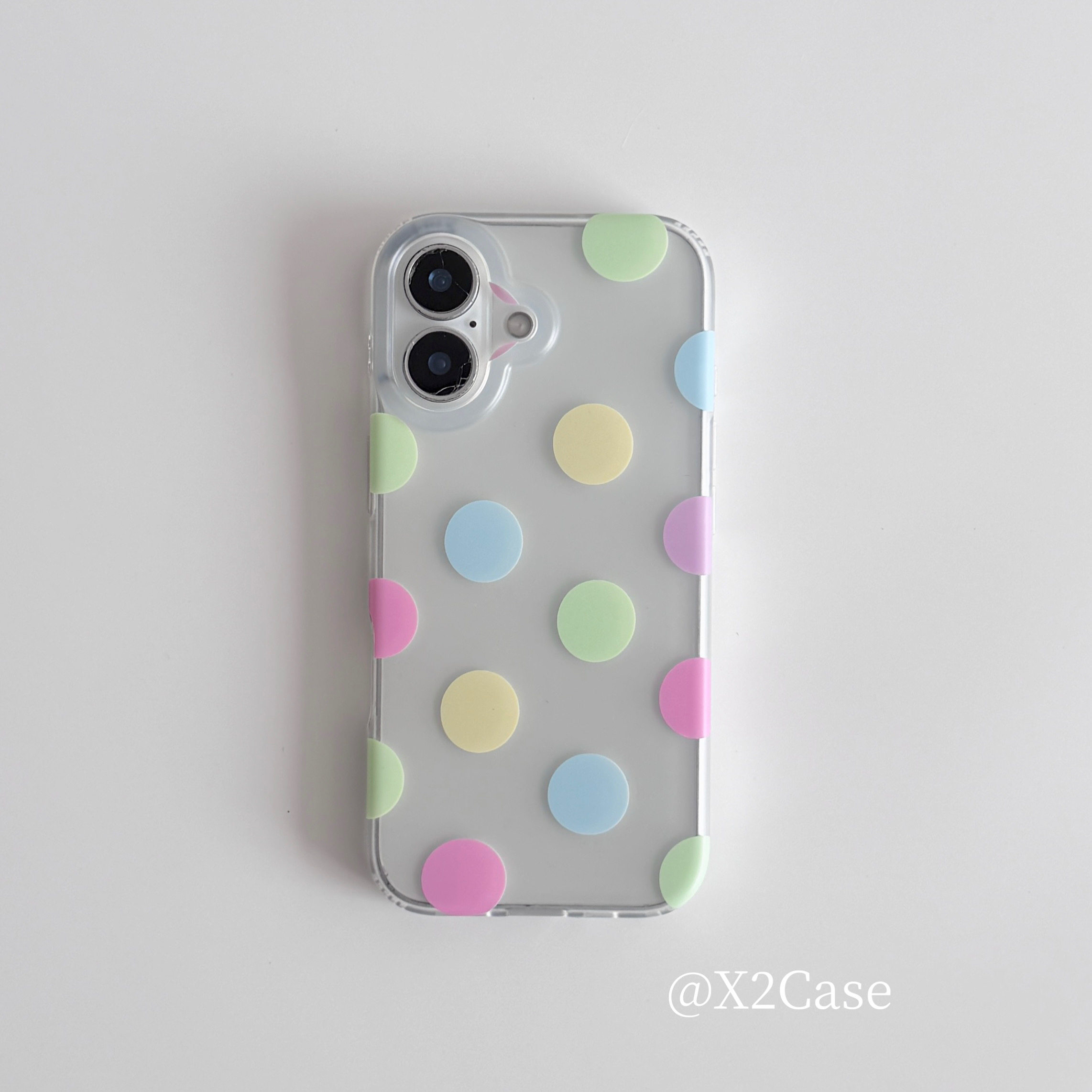 한국 인스 컬러풀 폴카 도트 무광 폰 케이스 아이폰 울 - Phone Cases Rugged 리뷰 및 가격