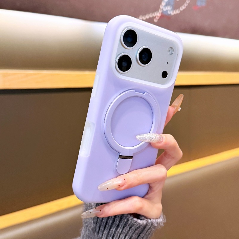 럭셔리 컬러풀 젤리 메탈 링 스탠드 마그세이프 폰 케이 - Ring Stand Case 리뷰 및 가격