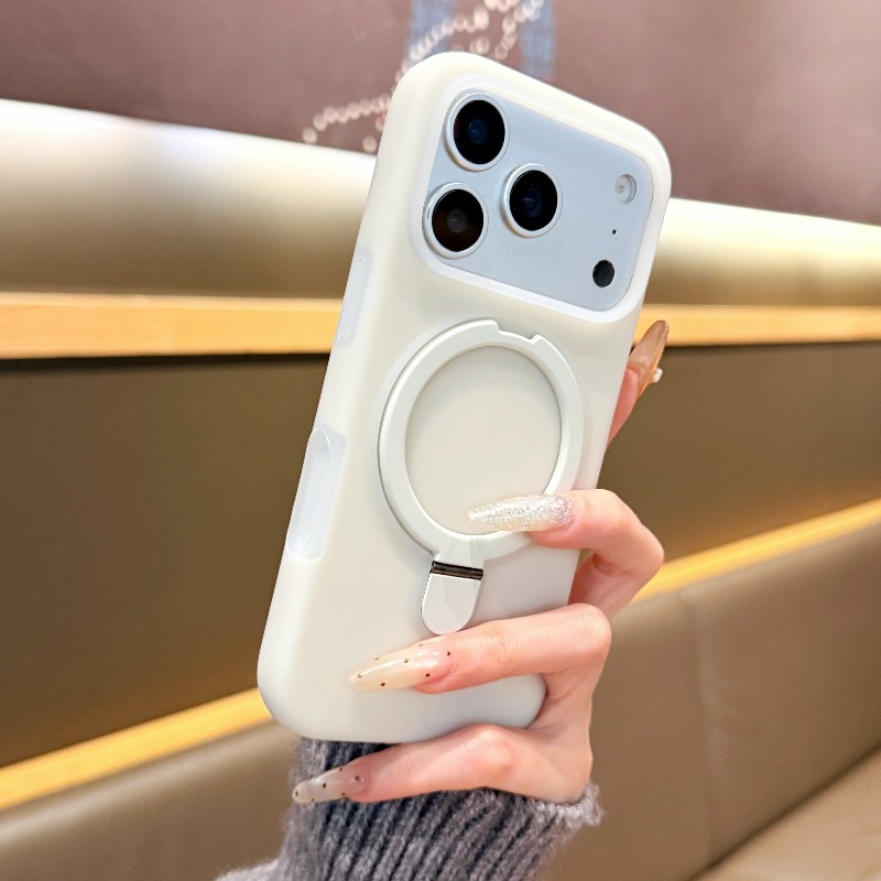 럭셔리 컬러풀 젤리 메탈 링 스탠드 마그세이프 폰 케이 - Ring Stand Case 리뷰 및 가격