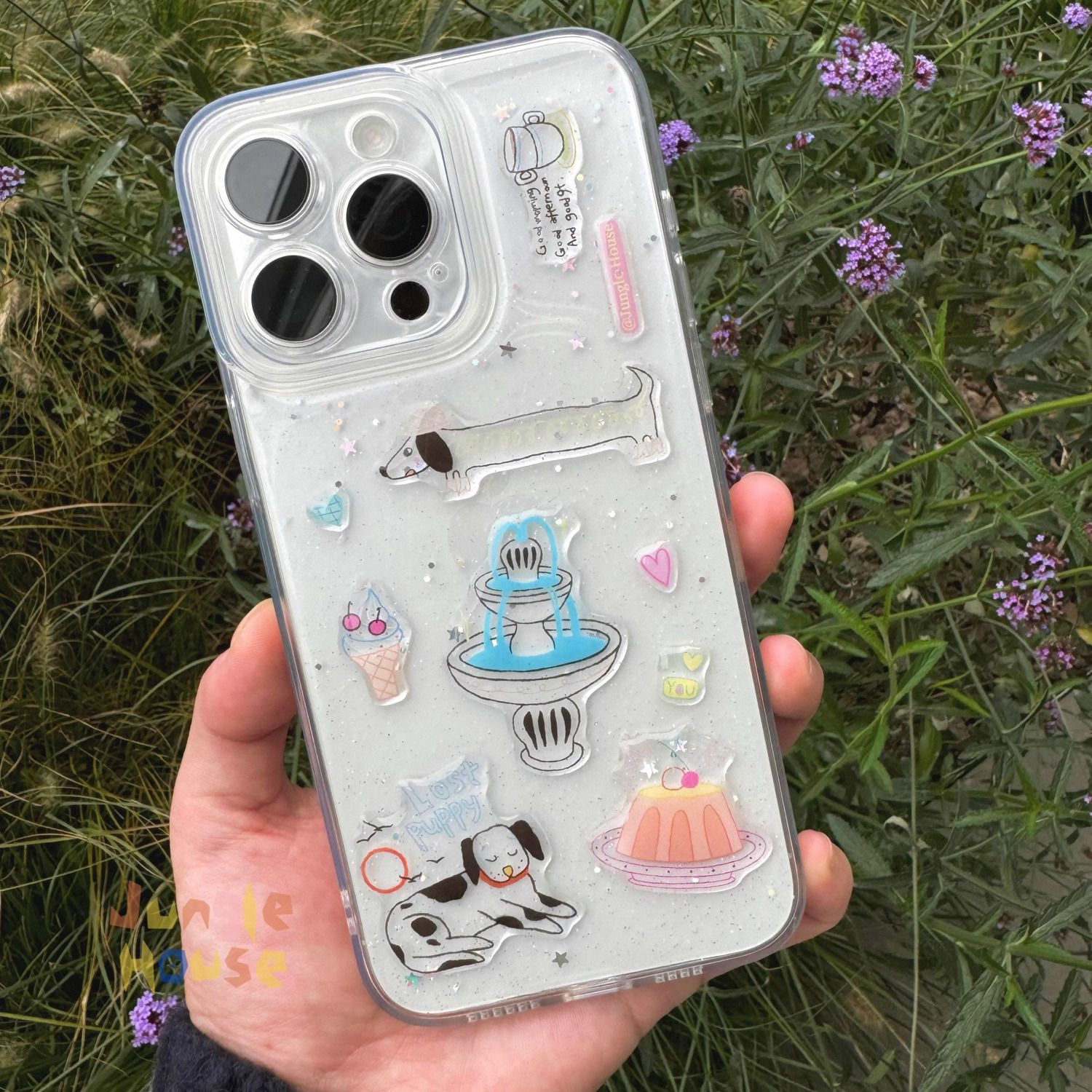 바이럴 카와이 케이크 강아지 젤리 스티커 재미있는 뒷면 - Phone Cases Viral 리뷰 및 가격