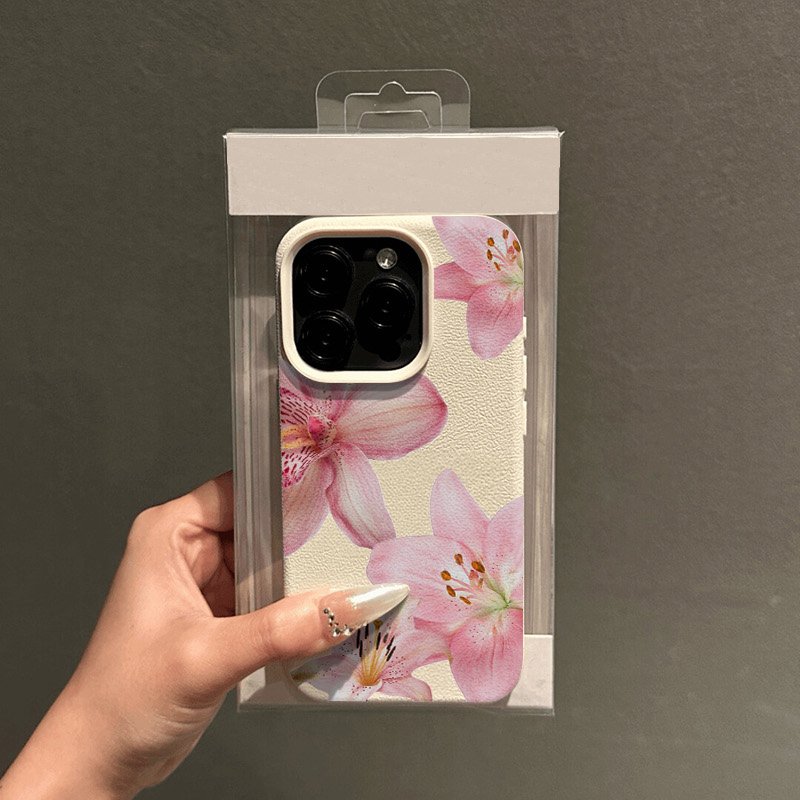 핑크 릴리 리치 텍스처 폰 케이스 삼성 갤럭시 S25  - Phone Cases Galaxy S23 리뷰 및 가격