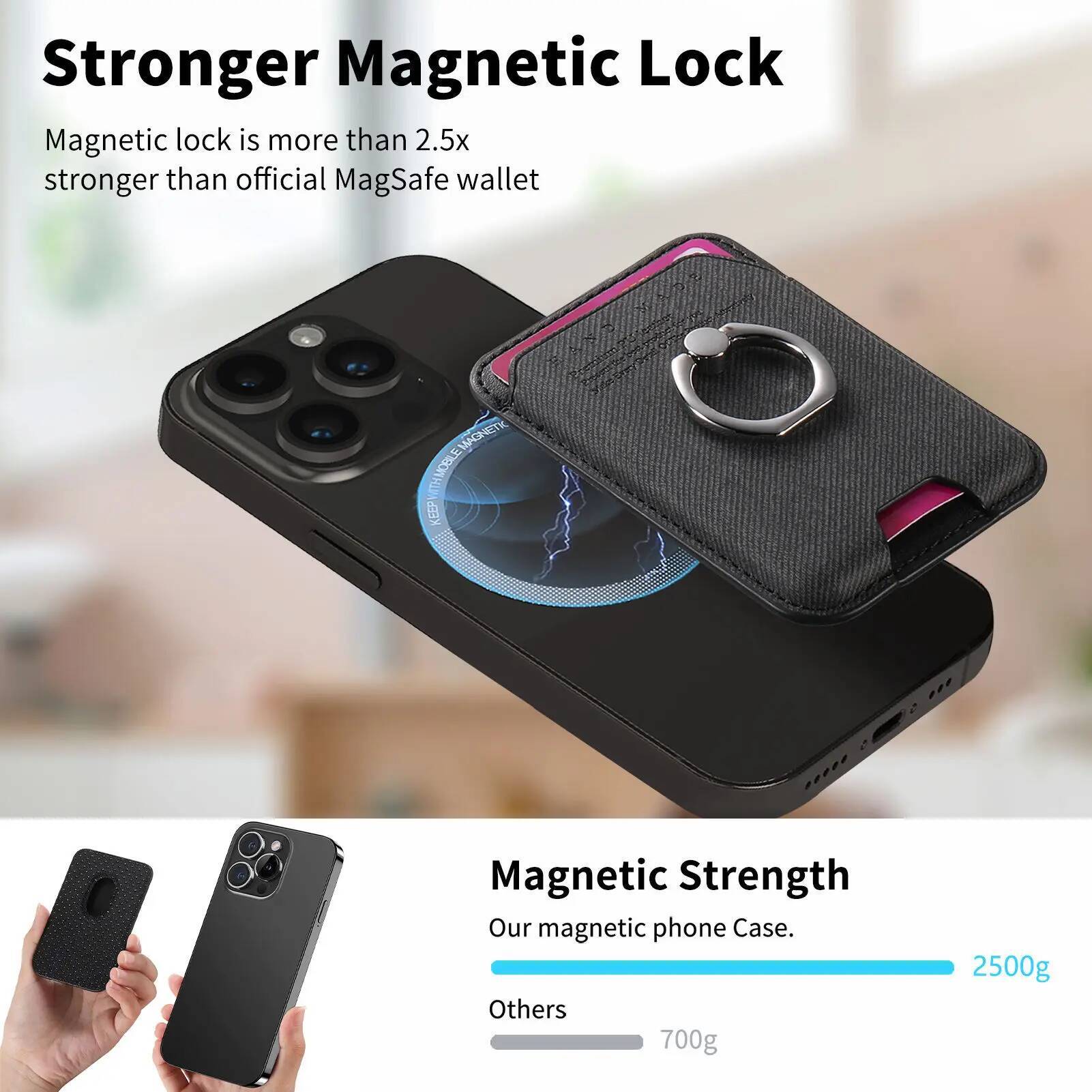 OUIO 미끄럼 방지 폰 카드 가방, 맥세이프 마그네틱 - Phone Cases That Hold Cards 리뷰 및 가격